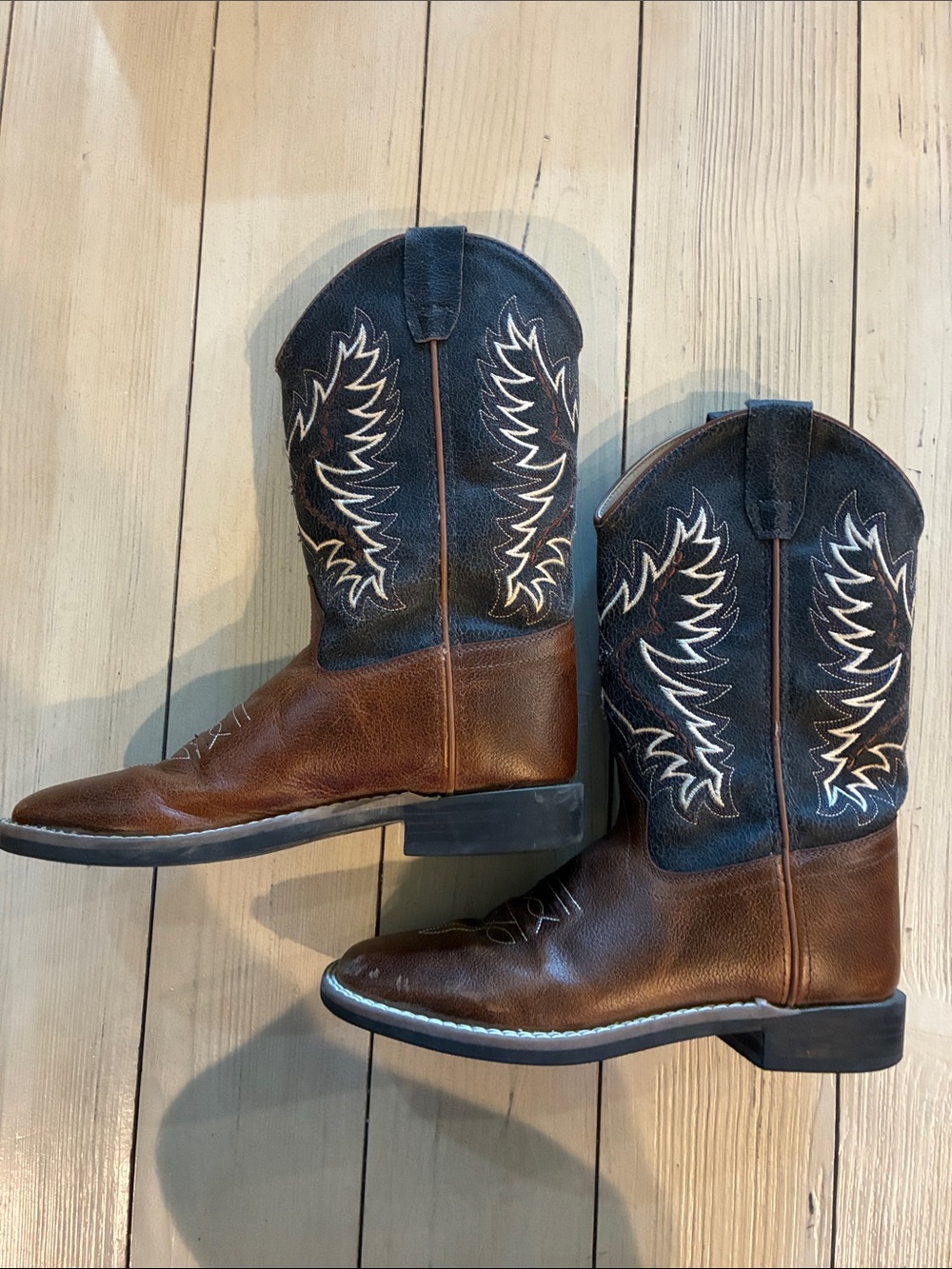 Kids Brown Cowboy Boots